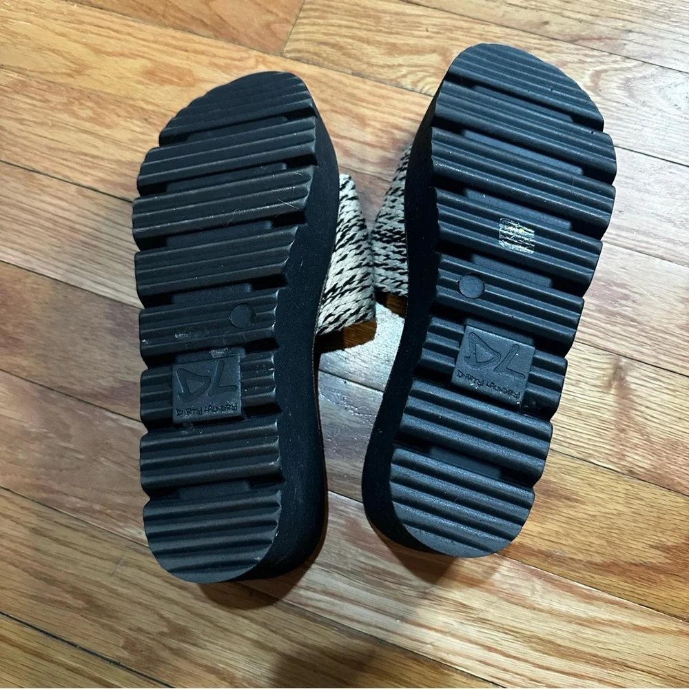 Dirty Laundry Pivot Platform Slide‎ Sandal Y2K Size 7